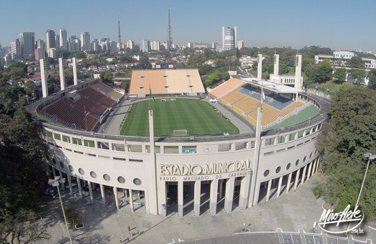 Evento esportivo no Estádio do Pacaembu - São Paulo